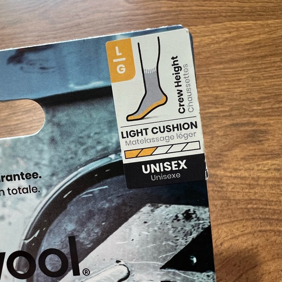 Smartwool Socks Everyday Light Cushion Crew Height Multicolor Snowflake Large - Picture 7 of 13